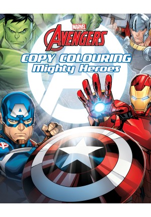 Marvel Avengers Copy Colouring Mighty Heroes