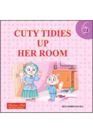 Cuty ties her room up-2.