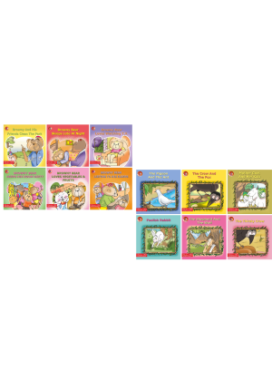 My First English Single Line Story Book Combo (Set of 12 Stories) (Illustrated with Large Print)