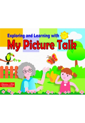 Exploring and Learning with My Picture Talk | 100 pages | For ages 3-6 | Picture talk and conversation book for kids