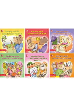 Browny Bear Story Book (Set of 6 Books)  (AGES 3-6)