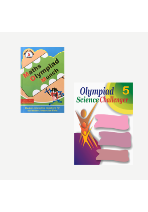 Olympiad Book Combo For Class 5: Science Olympiad Challenger Class 5 & Maths Olympiad Munch Class 5 (With Answer Key) (Set of 2 Books)