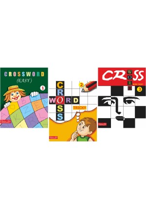 Crossword (EASY-1, TRICKY-2, DIFFICULT-3) (Set of 3 Books)