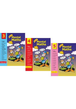 Mental Maths-Vol 3, Vol 4, Vol 5 ( Set of 3 Books)