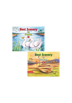 Best Scenery-In Pastel-Vol-1, Vol 2 (Set of 2 Books)