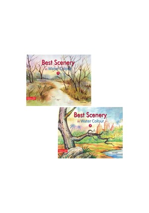 Best Scenery-In Water Colour Vol-1, Vol 2 ( Set of 2 Books)