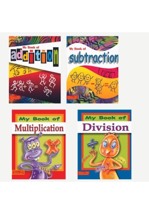 My Book of Addition, Subtraction, Multiplication, Division (Set of 4 Books)