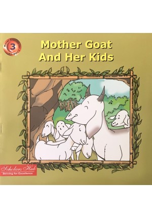 Mother Goat And Her Kids.-3.
