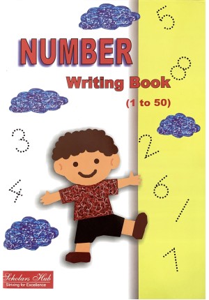 Number Writing Book.(1-50).